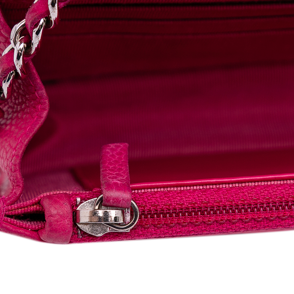 Pre-Loved Chanel Classic Caviar Wallet On Chain - Picture 10 of 11